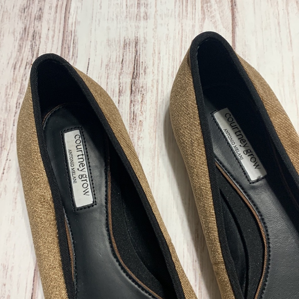 Antonio Melani x Courtney Grow James Velvet Bow Ballet Flats - Picture 9 of 13